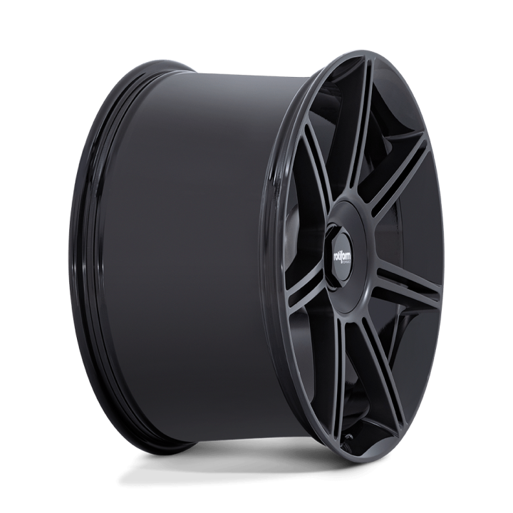Felga aluminiowa FRA Gloss Black With M-black Spokes Rotiform 10.0x22 ET56 5x130 - ujęcie 4