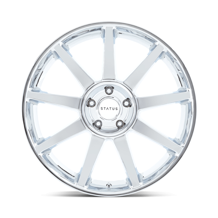 Felga aluminiowa MAMMOTH Chrome STATUS 9.5x22 ET30 5x114.3 - ujęcie 3