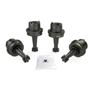 Heavy-duty kit steering knuckle king pins axle non-knurled