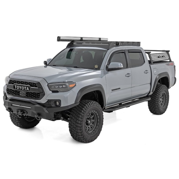 Progi, stopnie boczne Rough Country OV2 Double Cab - ujęcie 3