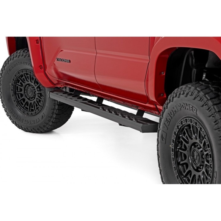 Progi, stopnie boczne Rough Country BA2 Double Cab