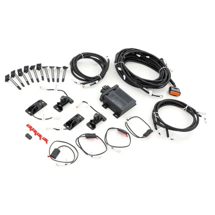 Progi, stopnie boczne Rough Country Multi-Color LED Crew cab - ujęcie 10