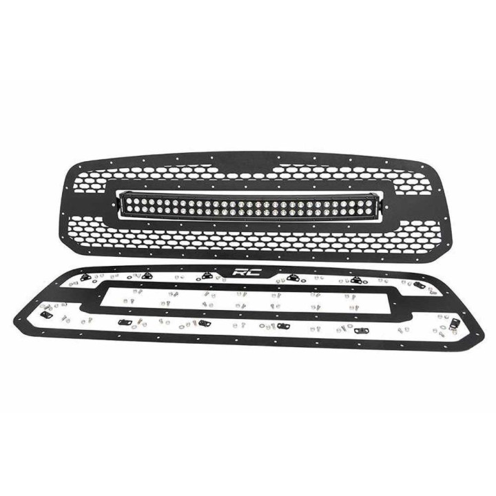 Grill z podwójną listwą LED 30" Black Series Rough Country