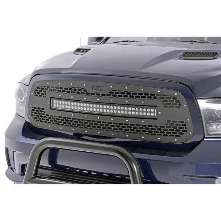 Grill z podwójną listwą LED 30" Black Series Rough Country