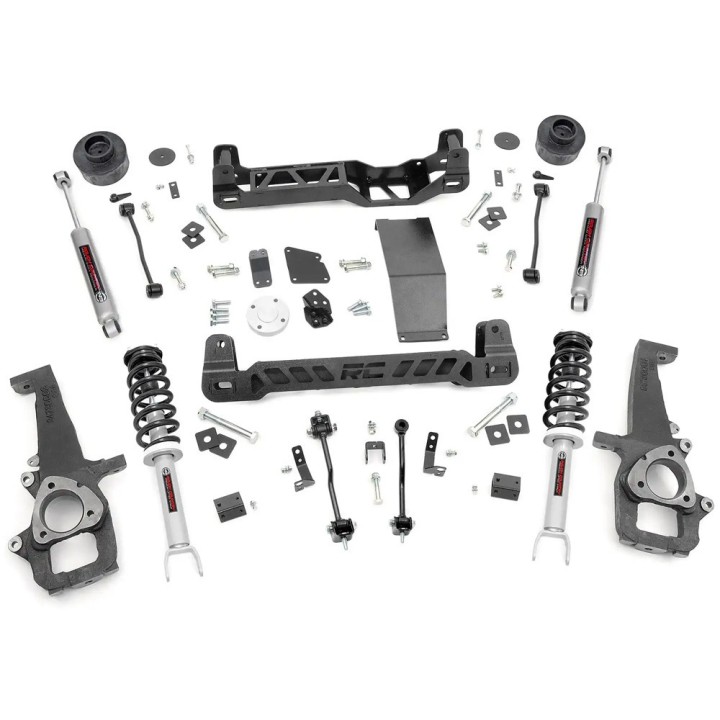 Zestaw zawieszenia z amortyzatorami N3 Rough Country Lift 4"