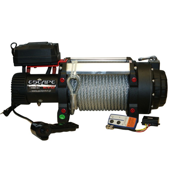 Wyciągarka Elektryczna 18000 ESCAPE EVO 12V IP68 - Wodoszczelna