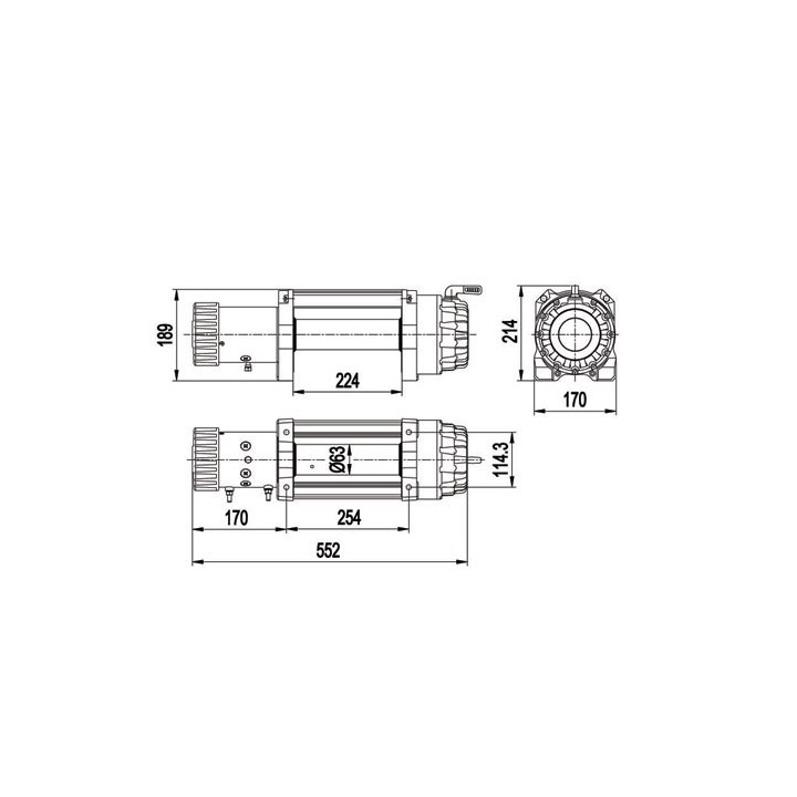 Wyciągarka Escape EVO 9500 - Moc 4310kg | WYCIĄGARKI ELEKTRYCZNE