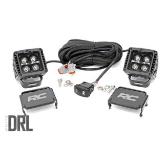 Lampy LED 2" kwadratowe white DRL spot Rough Country