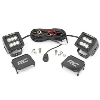 Lampy LED 2" kwadratowe spot Rough Country | Szekla4x4