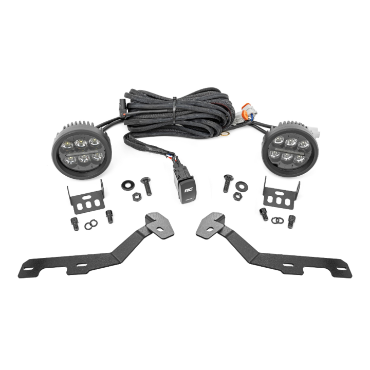 Zestaw lamp LED 3,5" Amber DRL Rough Country