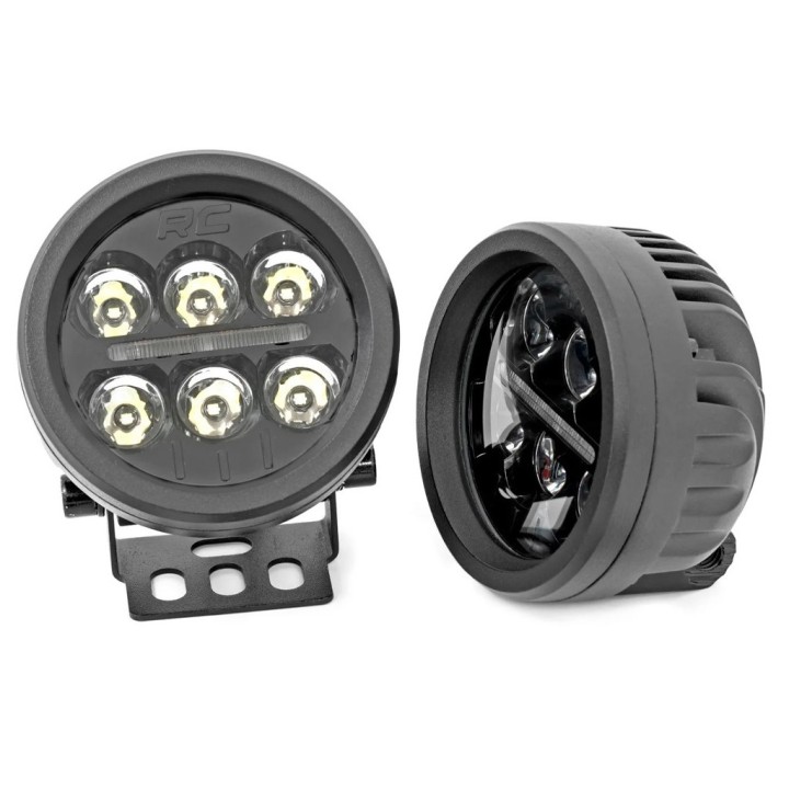 Zestaw lamp LED 3,5" Amber DRL Rough Country - ujęcie 4