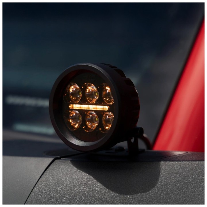 Zestaw lamp LED 3,5" Amber DRL Rough Country - ujęcie 6