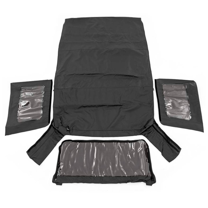 Soft top Black Denim Rough Country 10-18