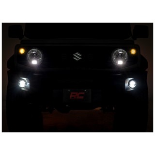 Lampy przeciwmgielne LED z homologacją europejską Rough Country - ujęcie 2