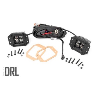 Lampy LED 2" kwadratowe white DRL spot Rough Country