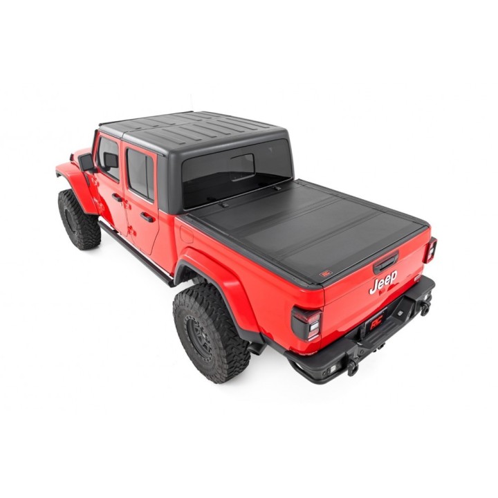 Hard tonneau cover tri-fold flip up – Szekla4x4, Warsaw
