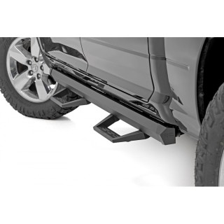 Progi, stopnie boczne regulowane aluminiowe Rough Country