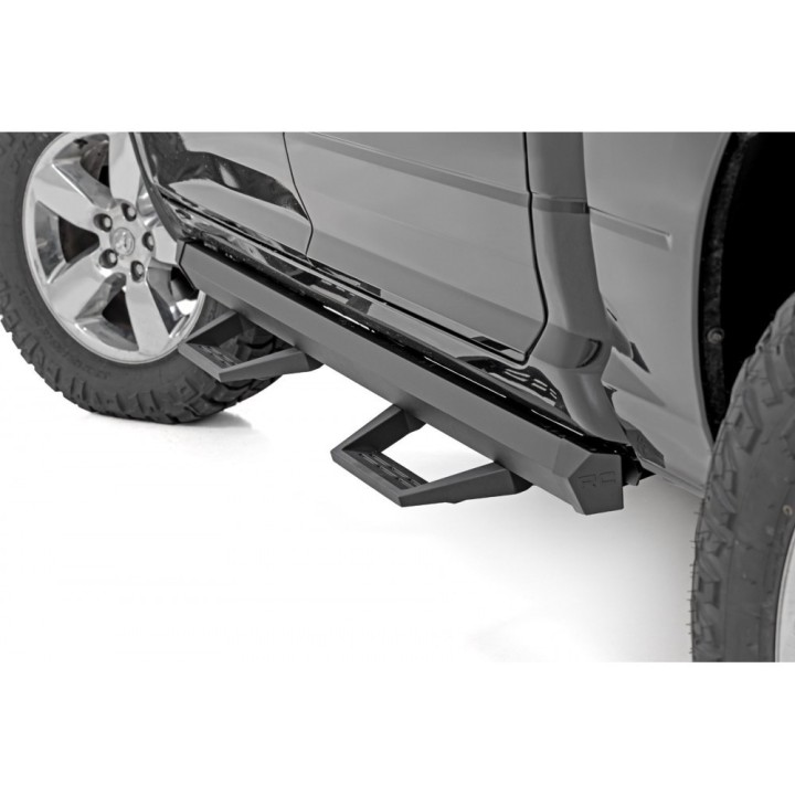 Progi, stopnie boczne regulowane aluminiowe Rough Country