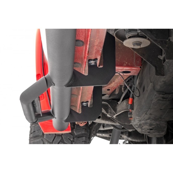 Progi, stopnie boczne czarne Rough Country | Szekla4x4