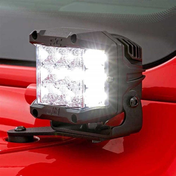 Lampy LED 3" kwadratowe szerokokątne Osram Rough Country