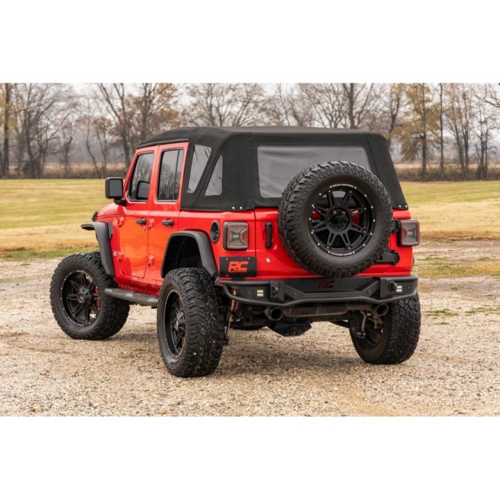 Progi, stopnie boczne czarne Rough Country | Szekla4x4