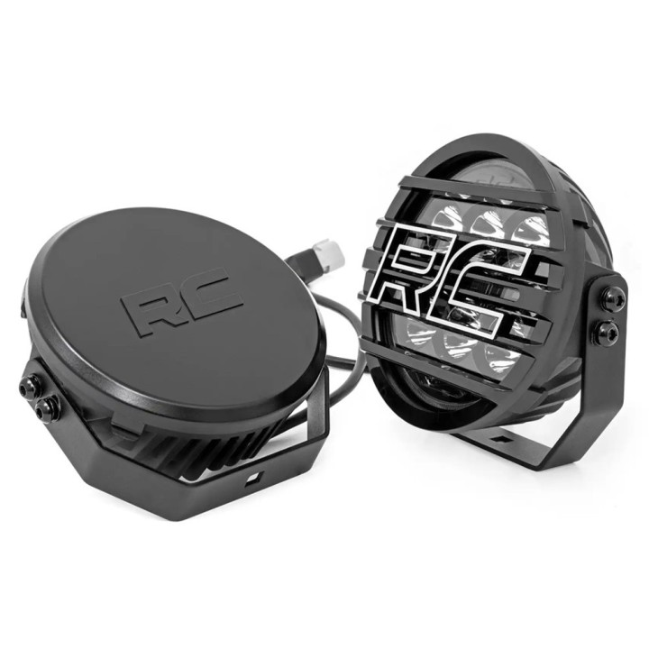 Lampy LED 6,5" okrągłe Białe/Amber DRL Rough Country