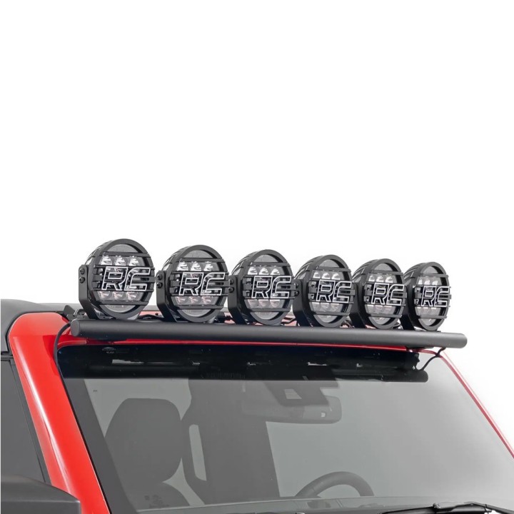 Lampy LED 6,5" okrągłe Białe/Amber DRL Rough Country