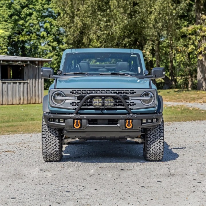 Lampy LED 6,5" okrągłe Białe/Amber DRL Rough Country