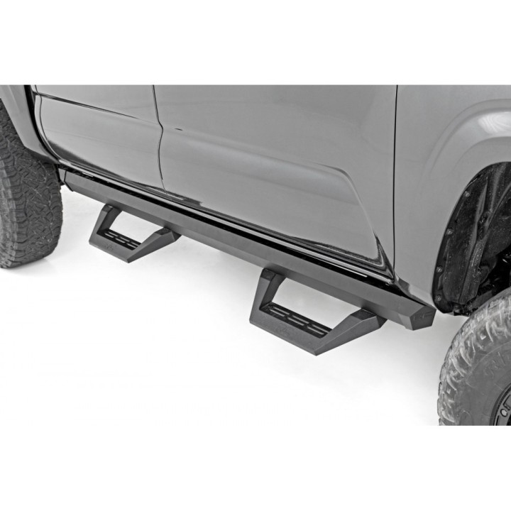 Progi, stopnie boczne regulowane aluminiowe Rough Country