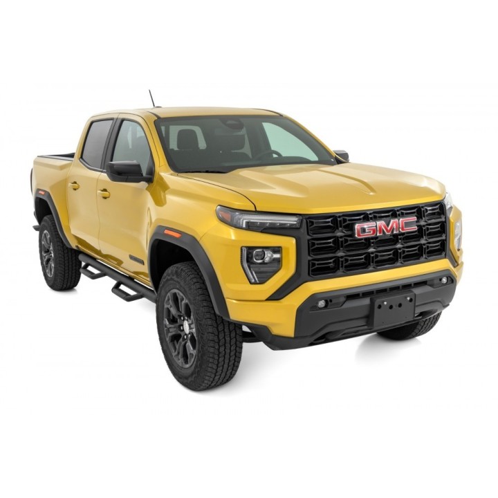 Progi, stopnie boczne czarne Rough Country | Szekla4x4