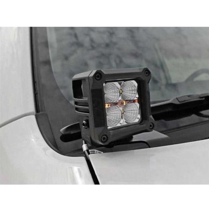 Lampy LED 2" kwadratowe White DRL Rough Country | Szekla4x4