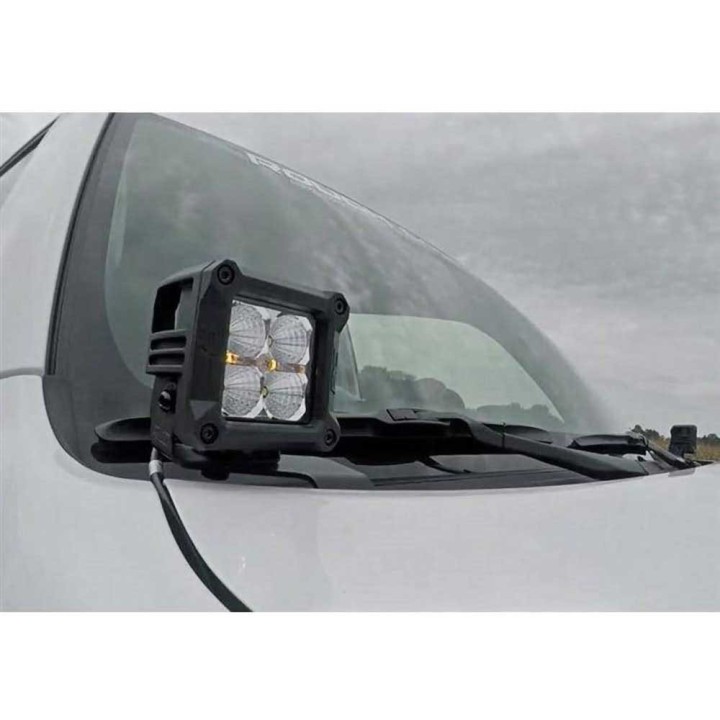 Lampy LED 2" kwadratowe White DRL Rough Country | Szekla4x4