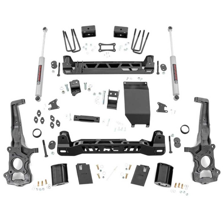 Zestaw zawieszenia dla modeli z fabrycznymi aluminiowymi zwrotnicami Rough Country Lift 6"
