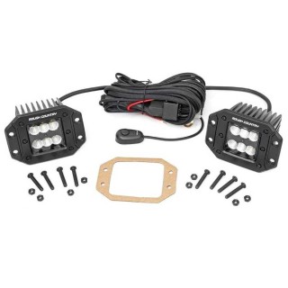 Lampy LED 2" kwadratowe wpuszczane flood Rough Country