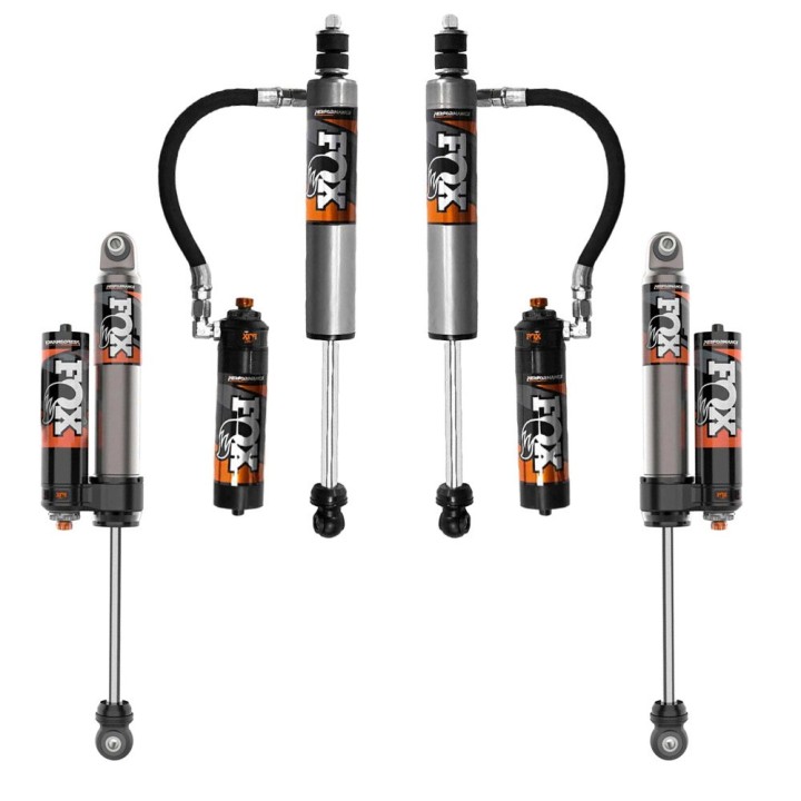 Zestaw amortyzatorów FOX Performance Elite 2.5 Reservoir Regulowany DSC Lift 4,5-6"