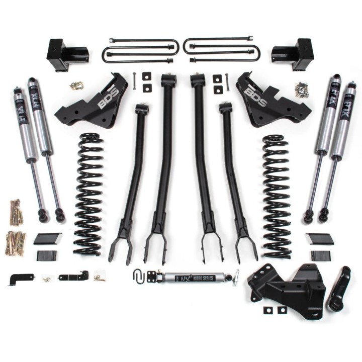 Zestaw zawieszenia 4-link BDS Lift 5" Benzyna Resory Overload