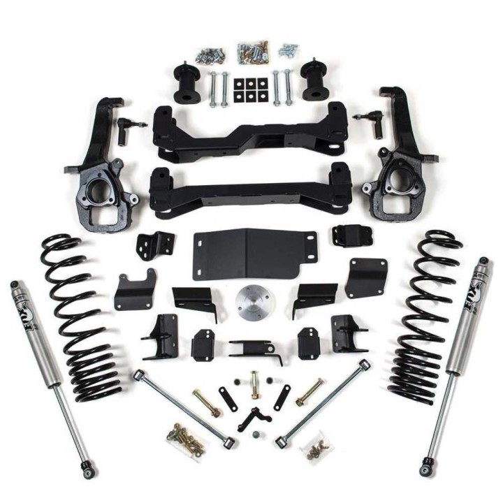 Zestaw zawieszenia z amortyzatorami FOX Performance 2.0 IFP BDS Lift 4" Standardowa Piasta