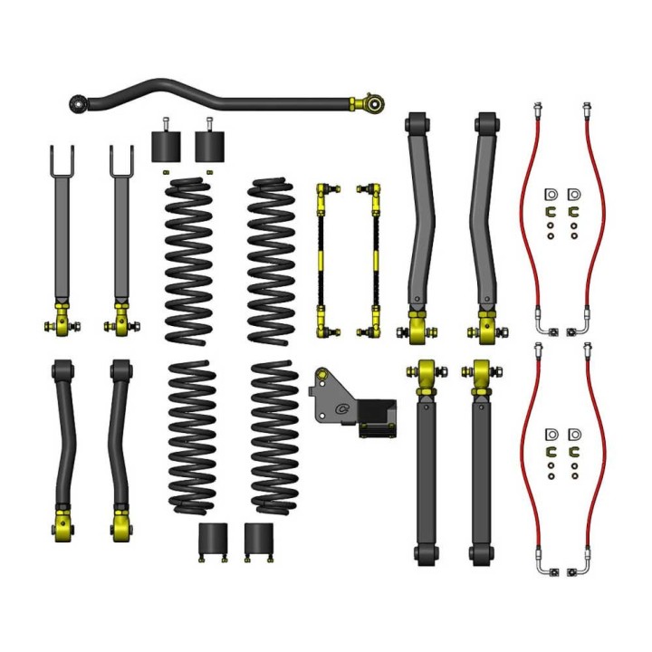 Zestaw zawieszenia Premium Clayton Lift 2,5" - ujęcie 2