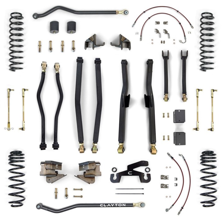Zestaw zawieszenia Long Arm Clayton Lift 2,5" | Szekla4x4