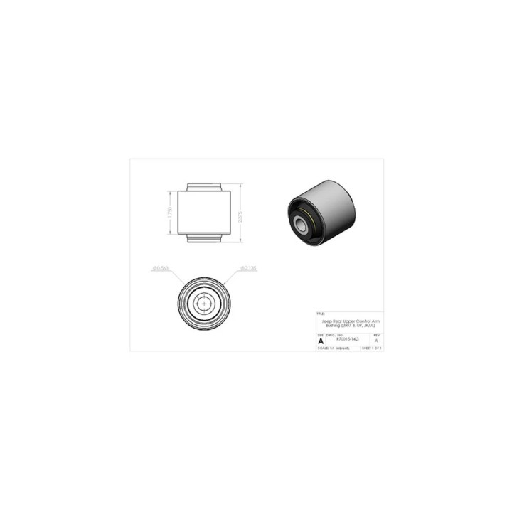 Rear upper control arm bushing Clayton | Szekla4x4