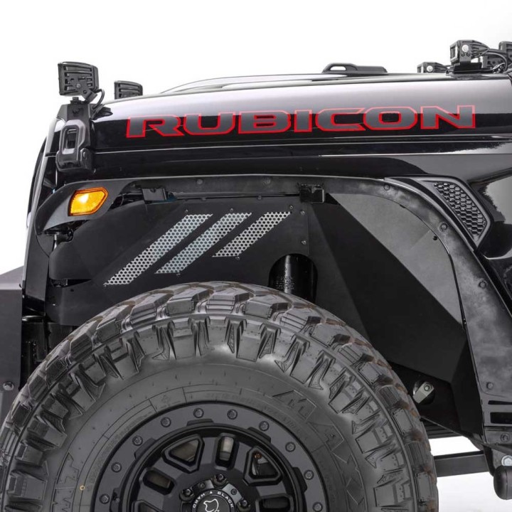 Osłony wewnętrzne błotników przód Go Rhino | Szekla4x4