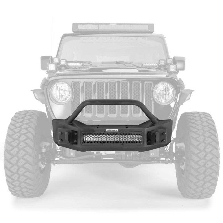 Zderzak stubby przód z bull barem Go Rhino Rockline - ujęcie 2