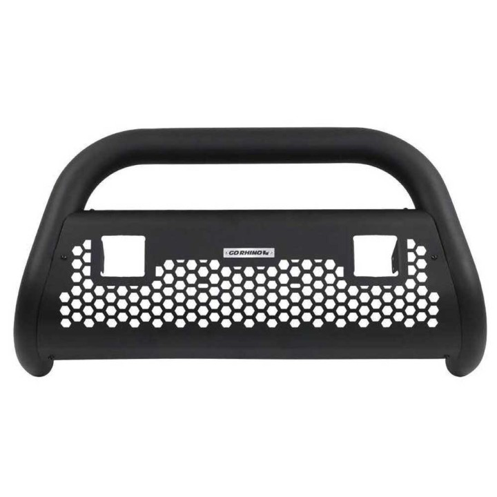 Bull bar z otworami na lampy LED cube Go Rhino | Szekla4x4