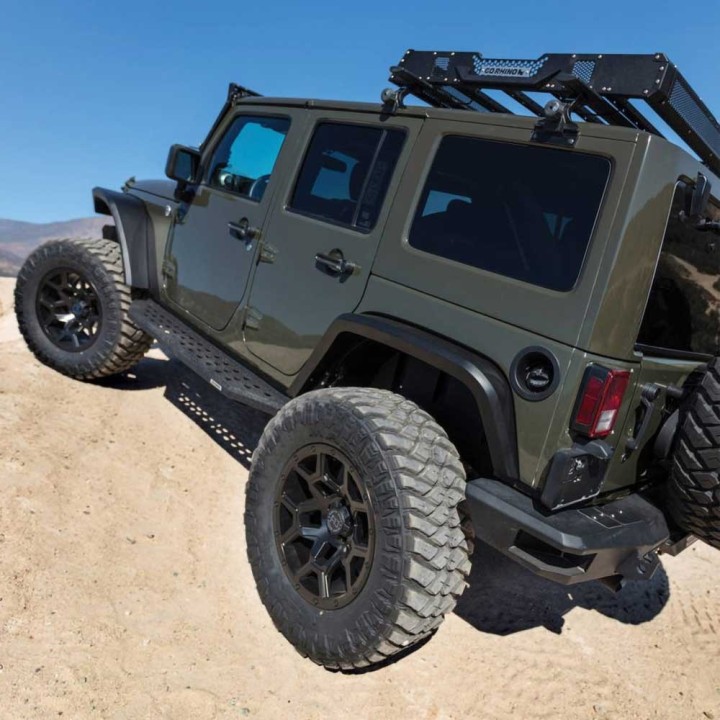 Progi boczne Bedliner do Wrangler JK 4 Drzwi | Szekla4x4