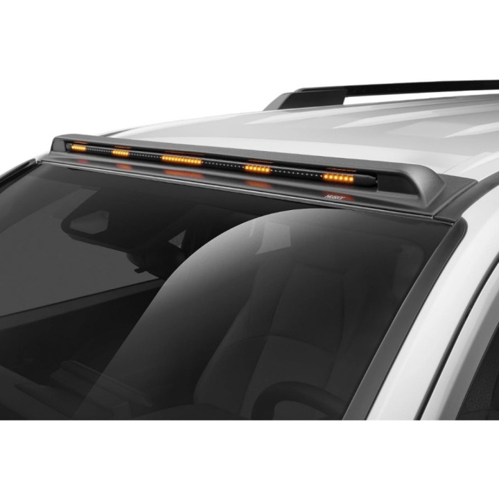 Listwa obrysowa z lampami LED amber Husky Liners | Szekla4x4