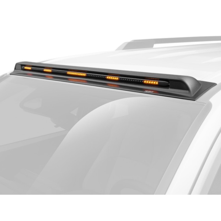 Listwa obrysowa z lampami LED amber Husky Liners | Szekla4x4