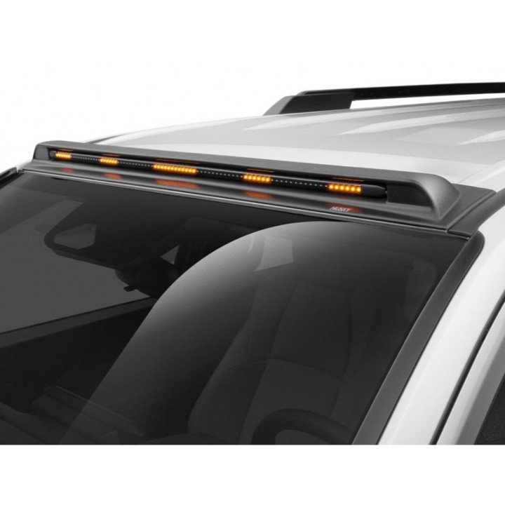 Listwa obrysowa z lampami LED amber Husky Liners | Szekla4x4