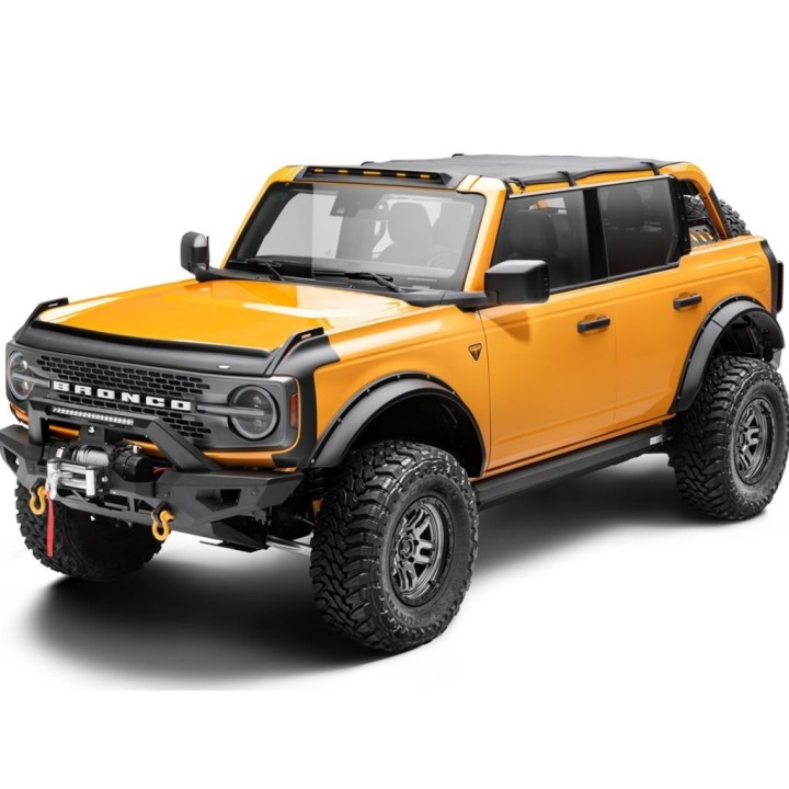 Listwa obrysowa z lampami LED amber Husky Liners | Szekla4x4