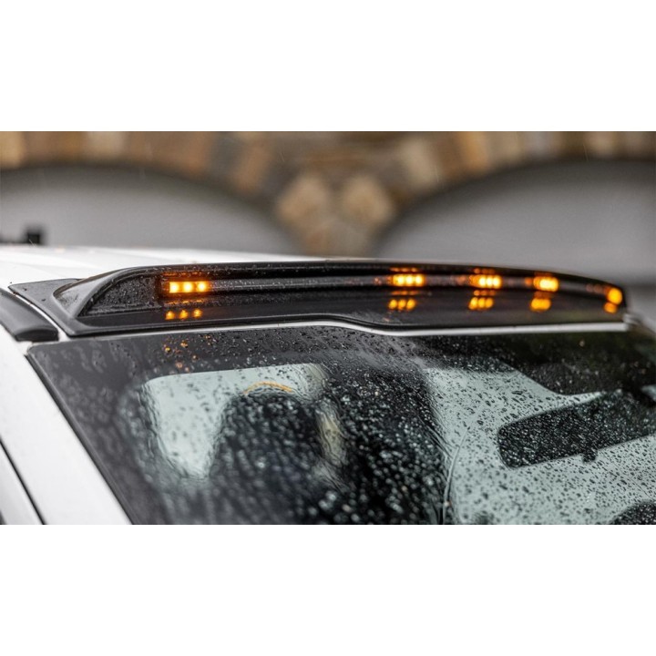 Listwa obrysowa z lampami LED amber Husky Liners | Szekla4x4