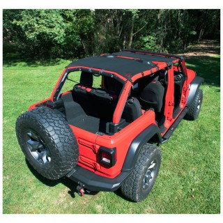 Mesh Bimini Top Plus z uchwytami do wsiadania MasterTop - ujęcie 2